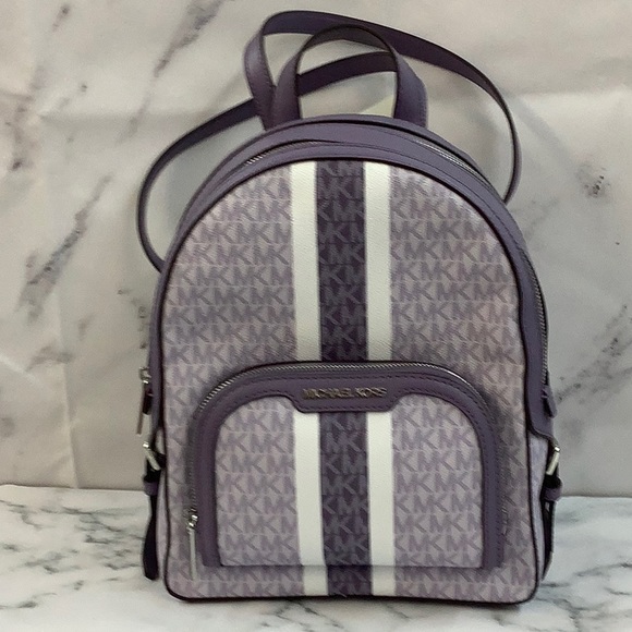 NWT Michael Kors Jaycee Medium Backpack Orchid - Picture 1 of 8